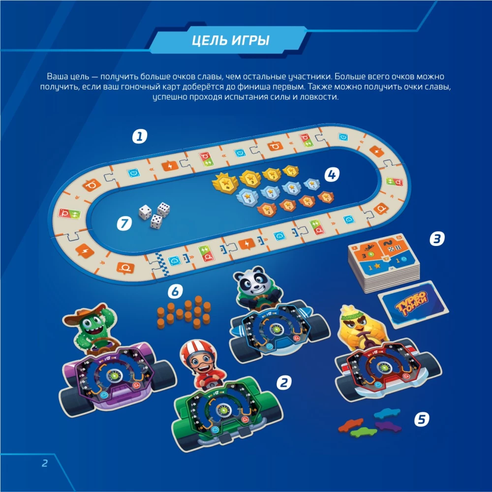 Board Game - Turbo Races